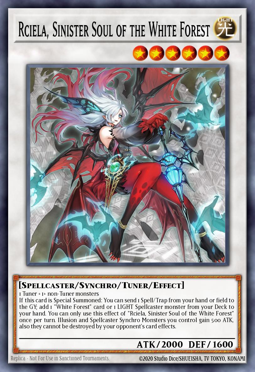 Rciela, Sinister Soul of the White Forest MP25-EN087 – 2025 Mega-Pack Tin