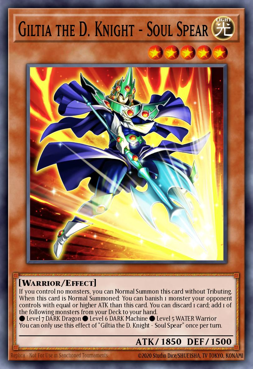 Giltia the D. Knight - Soul Spear LDS3-EN137 – Legendary Duelists: Season 3