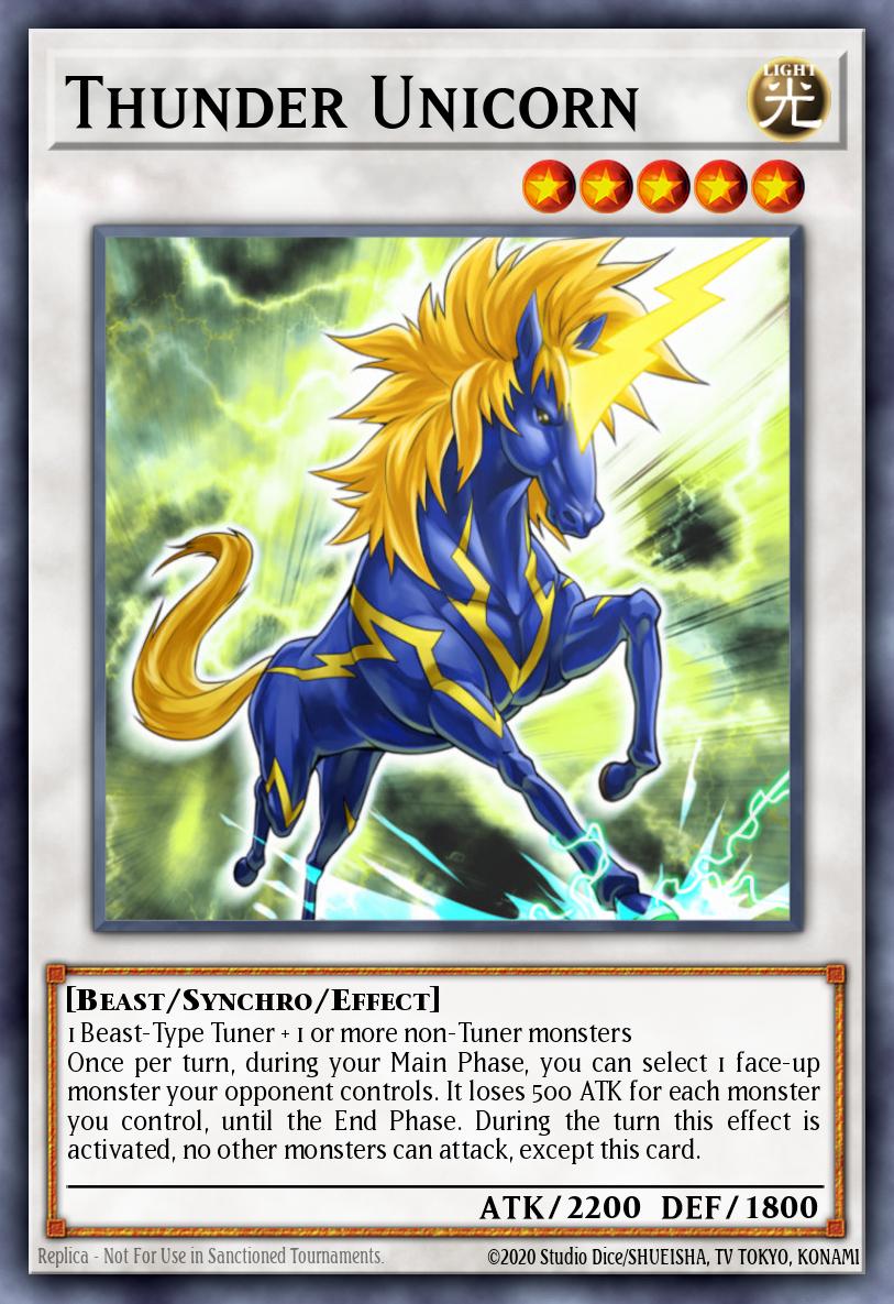 Thunder Unicorn DREV-EN040 – Duelist Revolution