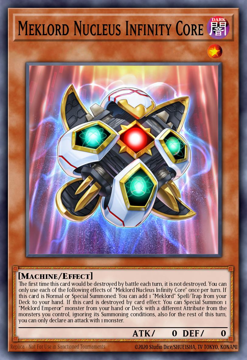 Meklord Nucleus Infinity Core LED7-EN018 – Legendary Duelists: Rage of Ra