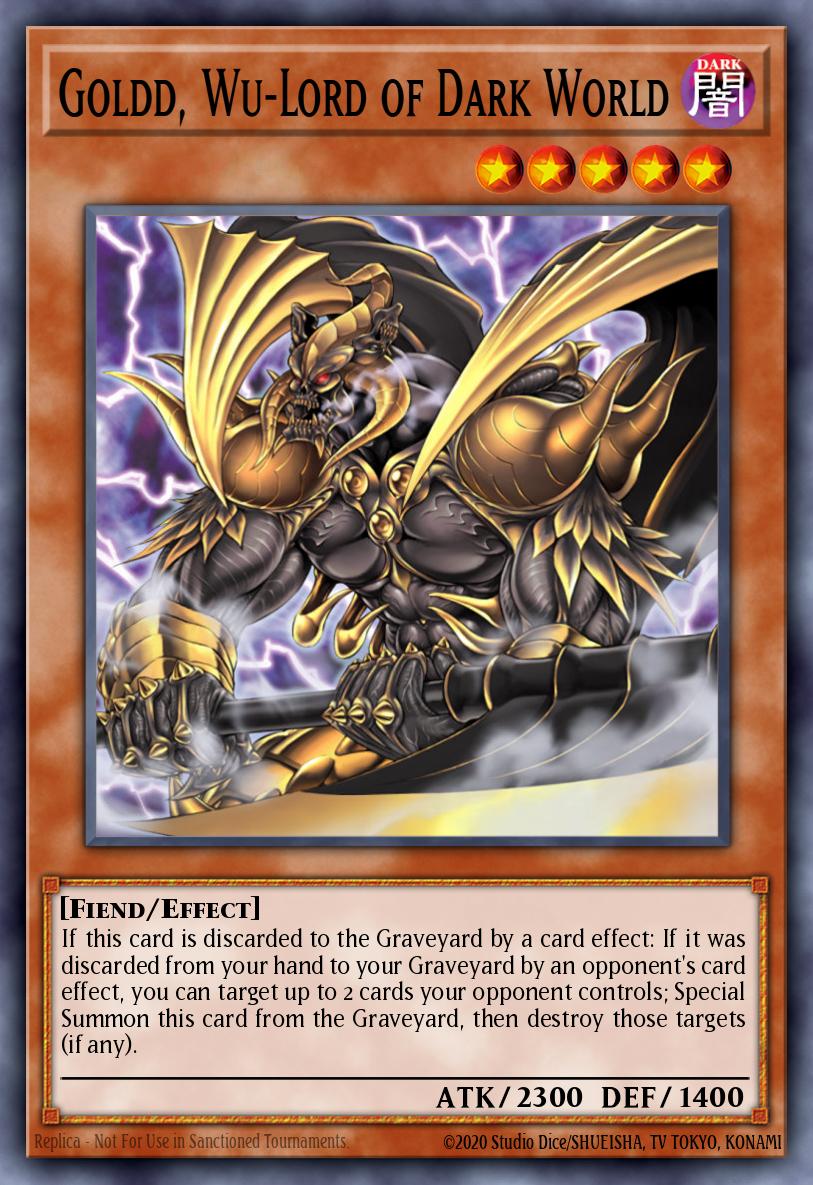 Goldd, Wu-Lord of Dark World SDGU-EN013 – Gates of the Underworld Structure Deck
