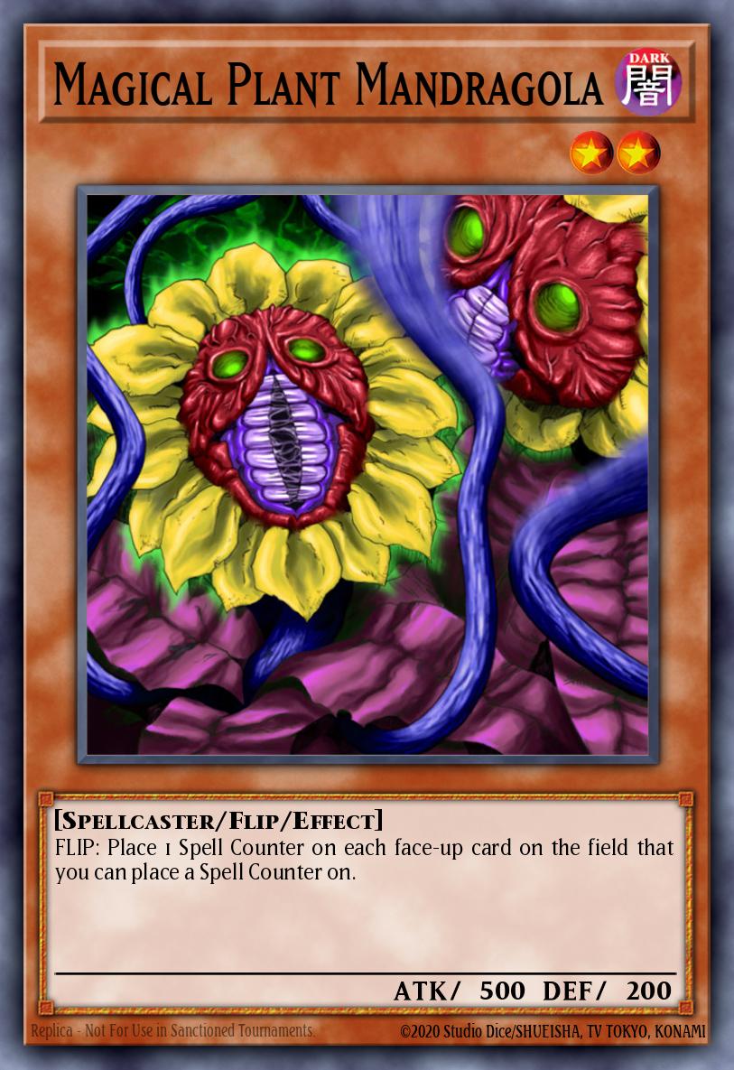 Magical Plant Mandragola SDSC-EN012 – Spellcaster's Command Structure Deck
