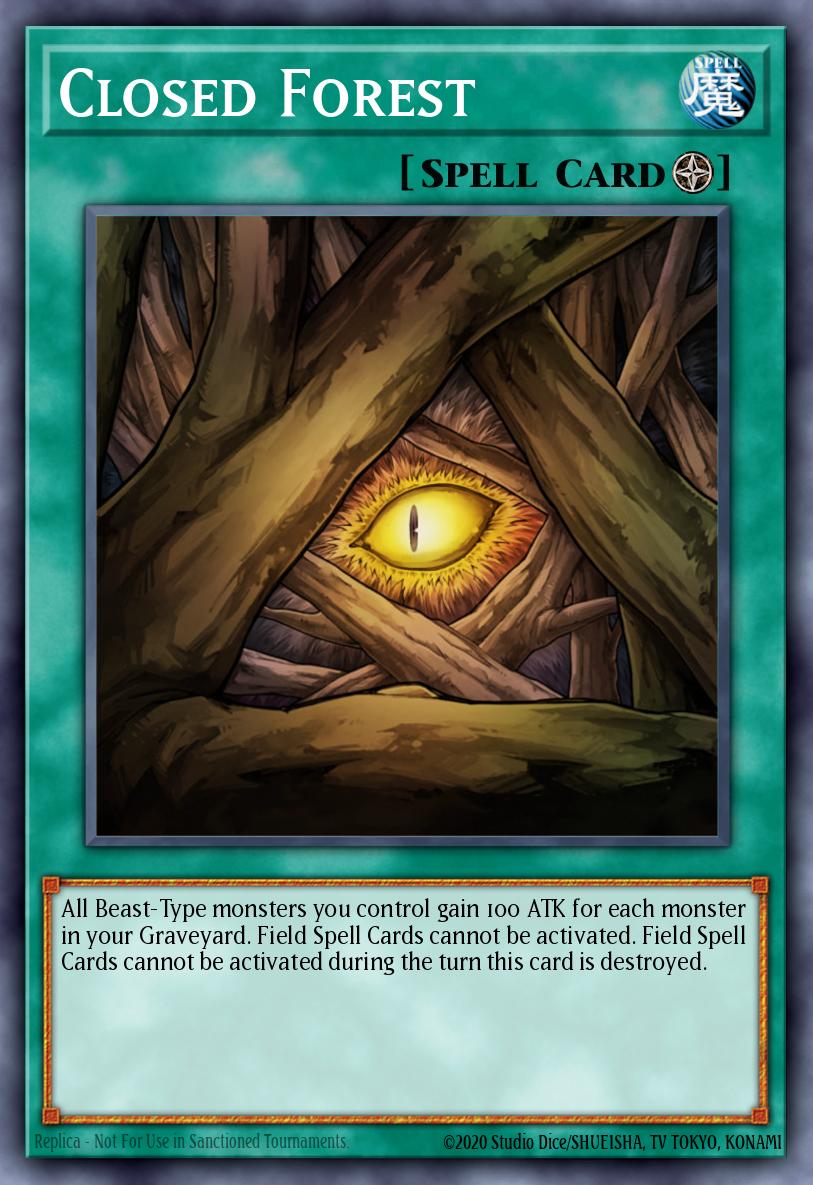 Closed Forest YDT1-EN002 – Yu-Gi-Oh! 5D's Duel Transer promotional cards