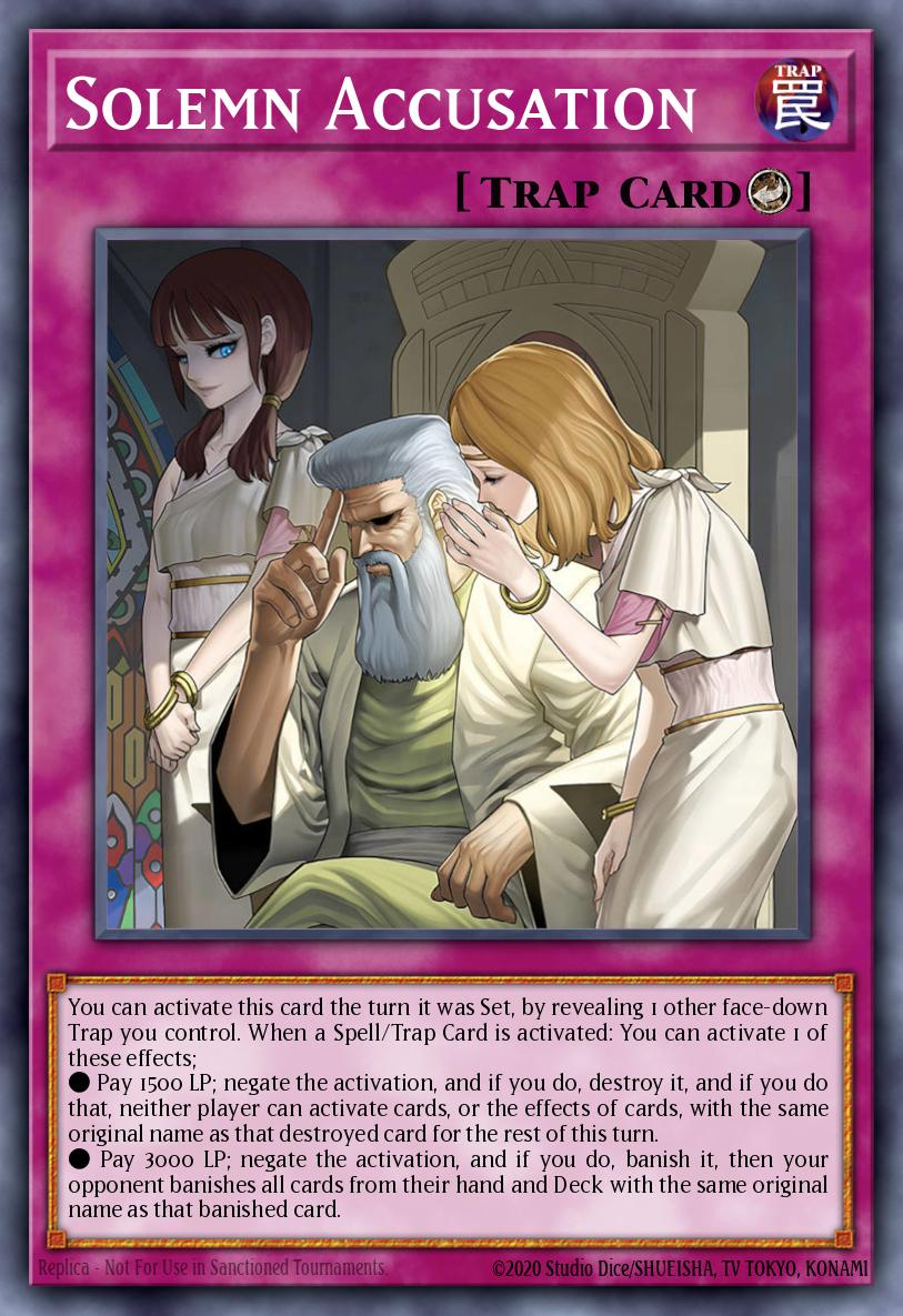 Solemn Accusation BLZD-EN079 – Blazing Dominion