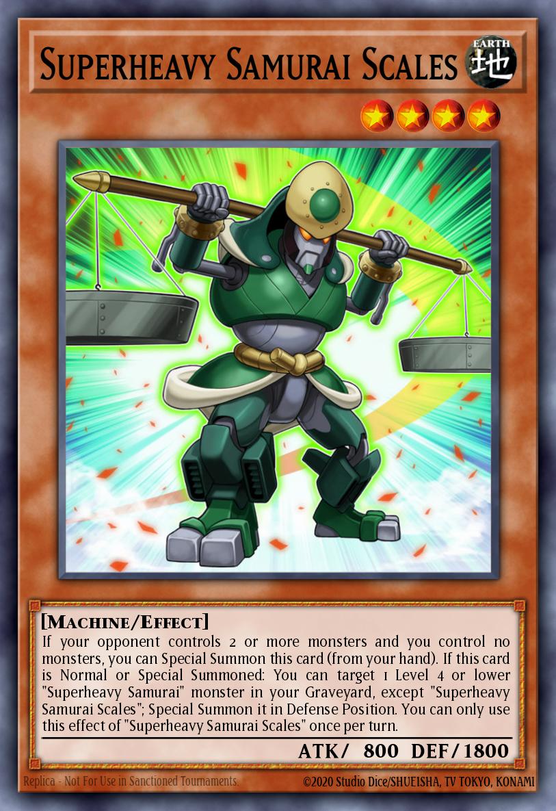 Superheavy Samurai Scales NECH-EN009 – The New Challengers
