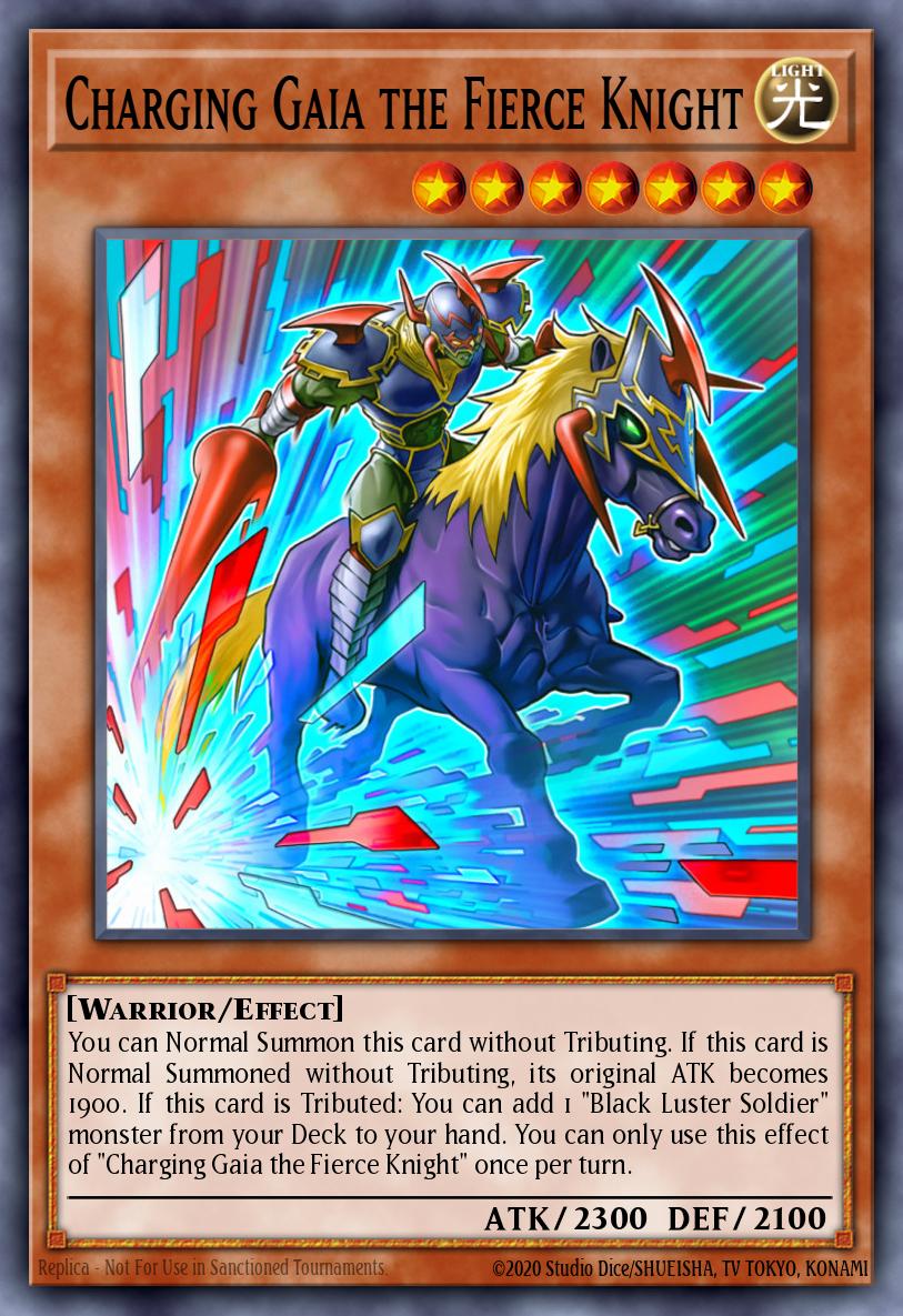 Charging Gaia the Fierce Knight SS04-ENA10 – Speed Duel Starter Decks: Match of the Millennium