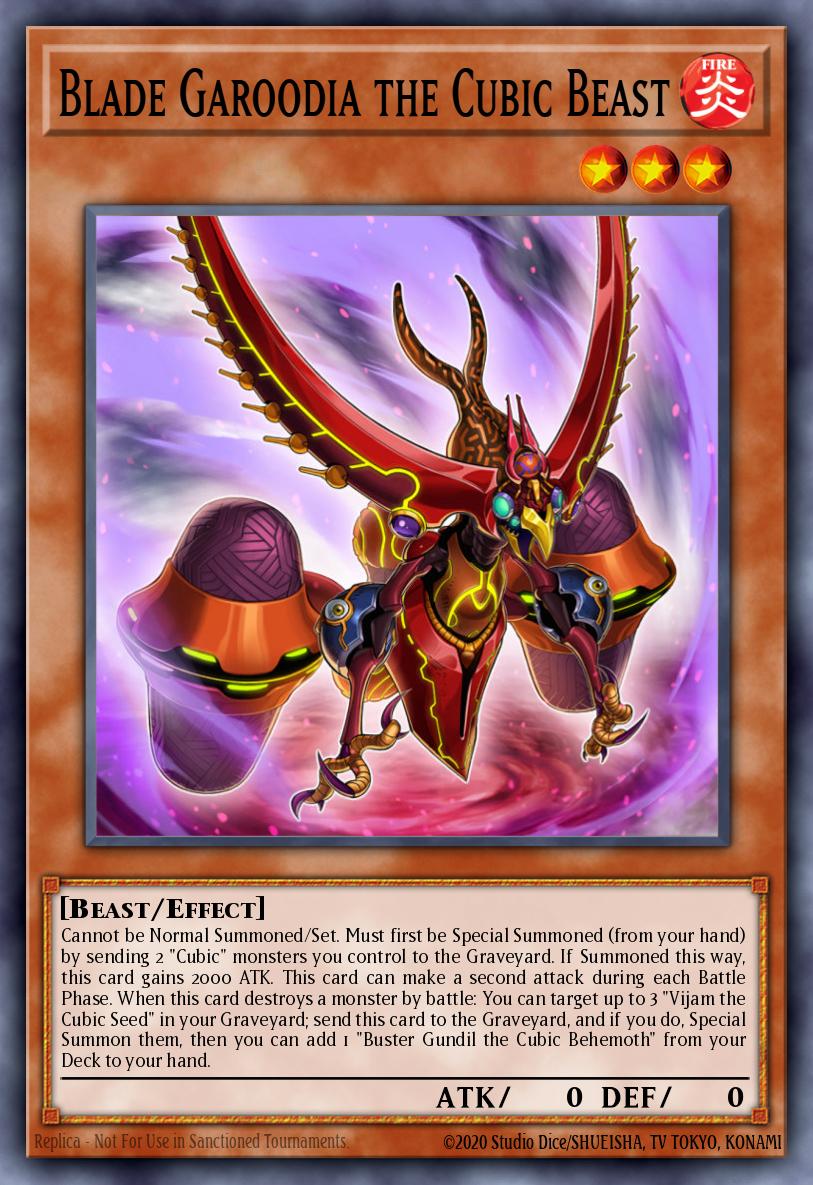 Blade Garoodia the Cubic Beast MVP1-ENG34 – Yu-Gi-Oh! The Dark Side of Dimensions Movie Pack: Gold Edition