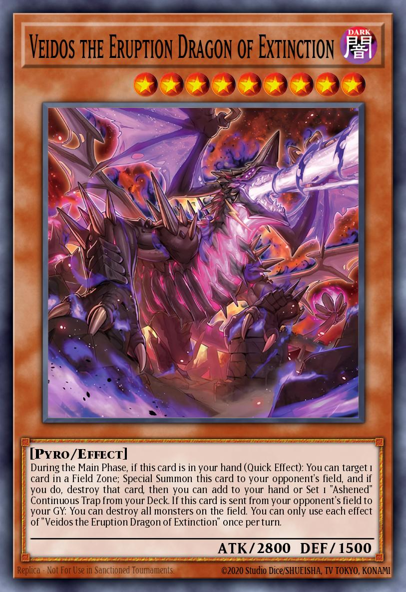 Veidos the Eruption Dragon of Extinction MP25-EN175 – 2025 Mega-Pack Tin