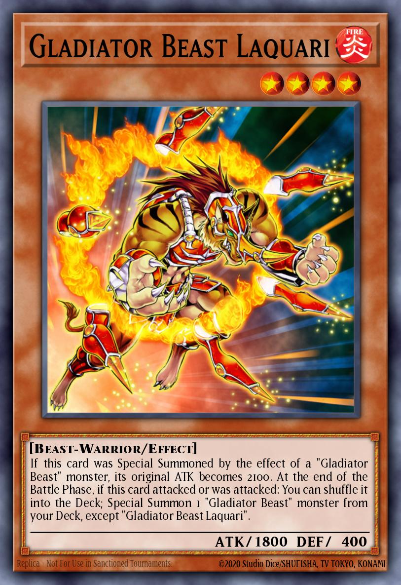 Gladiator Beast Laquari TU01-EN017 – Turbo Pack: Booster One