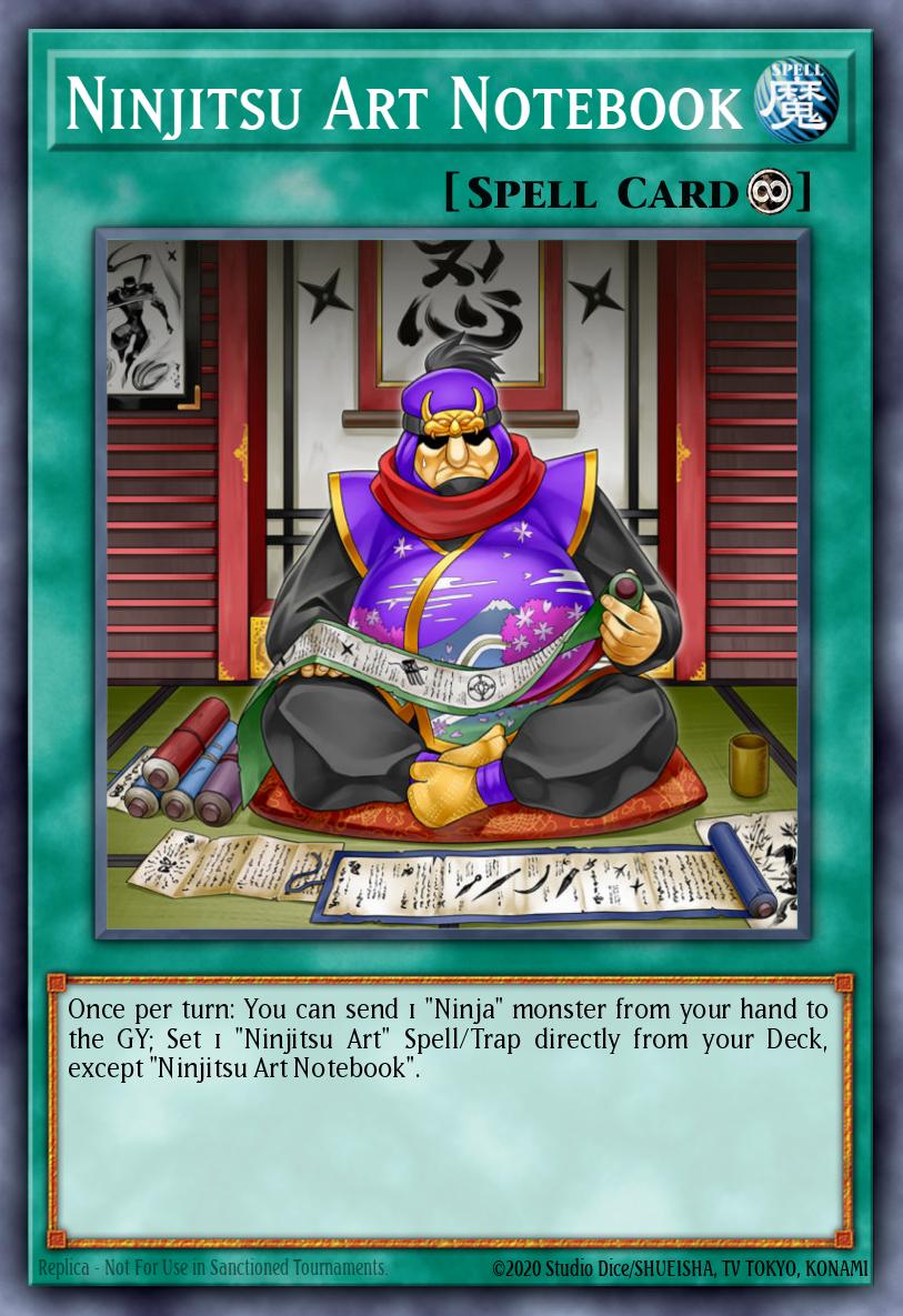 Ninjitsu Art Notebook OP08-PT023 – OTS Tournament Pack 8 (POR)
