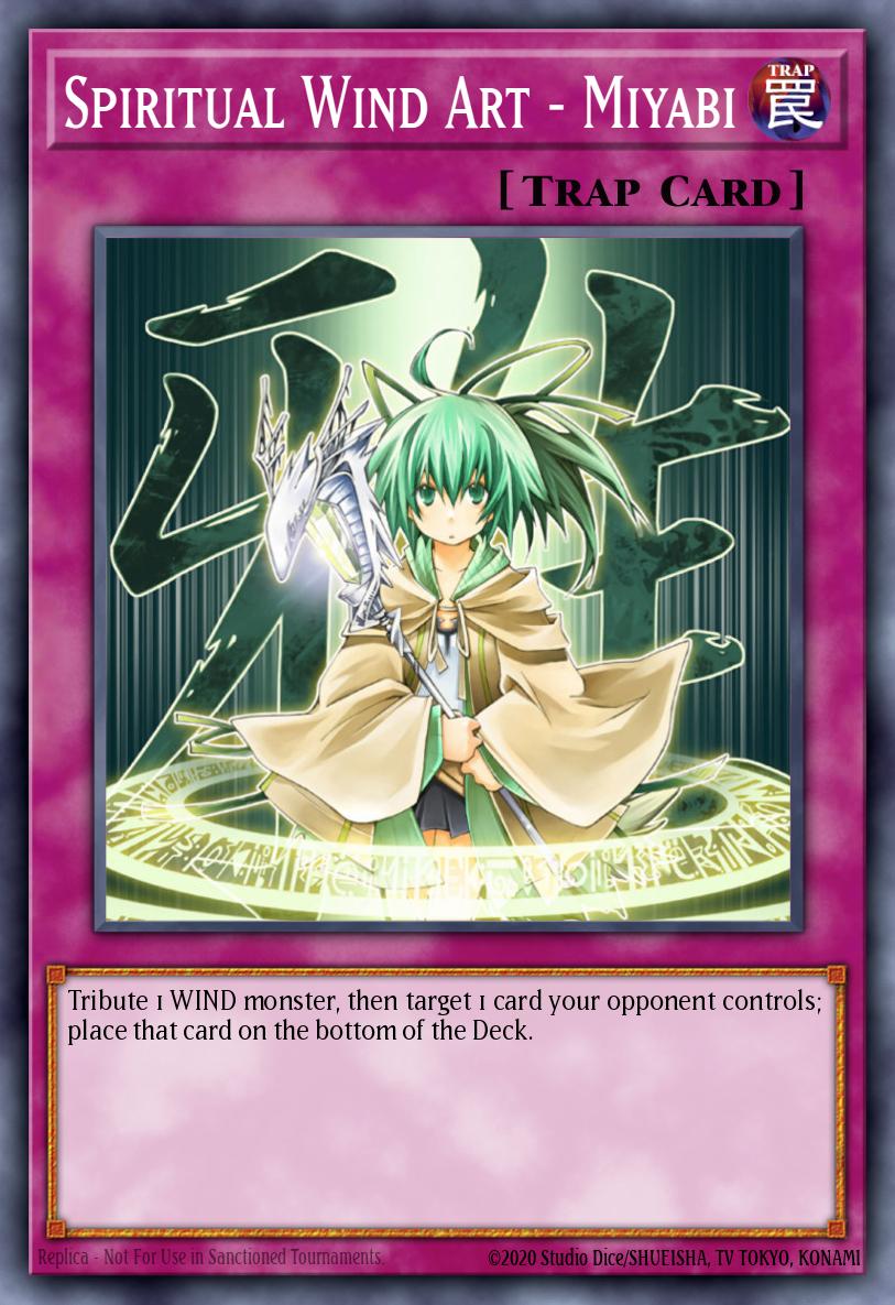 Spiritual Wind Art - Miyabi SDCH-EN033 – Structure Deck: Spirit Charmers