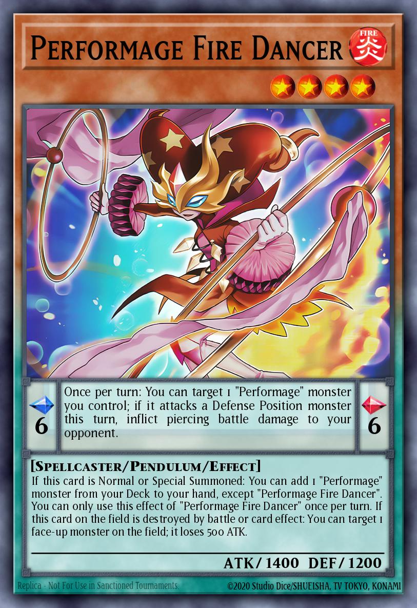 Performage Fire Dancer MZTM-EN049 – Maze of the Master