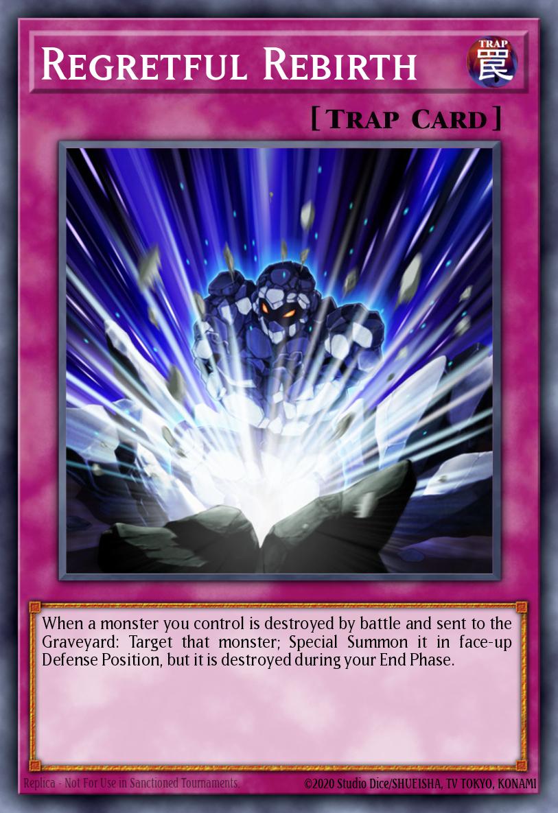 Regretful Rebirth TF04-EN003 – Yu-Gi-Oh! 5D's Tag Force 4 promotional cards