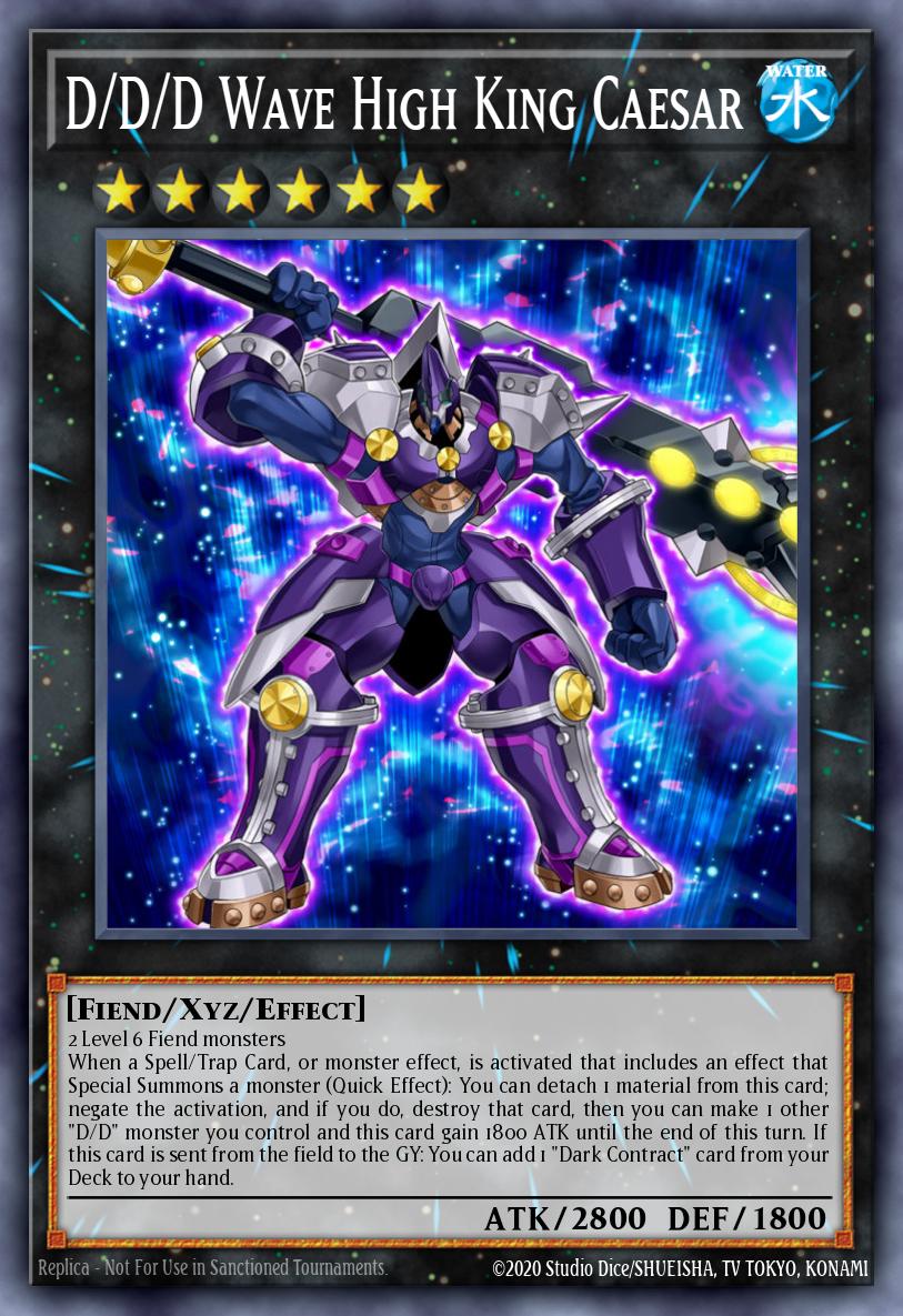 D/D/D Wave High King Caesar RA04-EN290 – Quarter Century Stampede