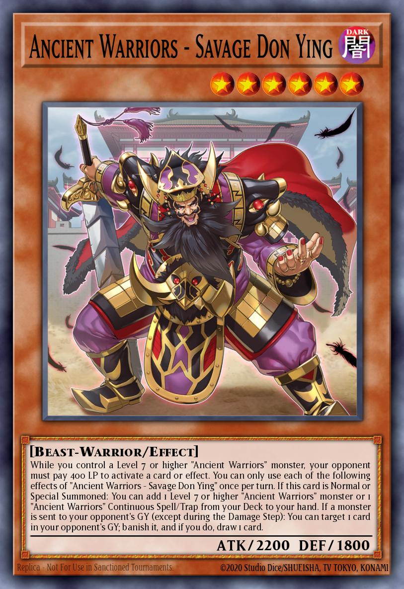 Ancient Warriors - Savage Don Ying DIFO-EN024 – Dimension Force