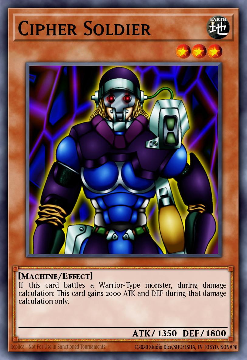 Cipher Soldier WC4-002 – Yu-Gi-Oh! World Championship Tournament 2004 promotional cards