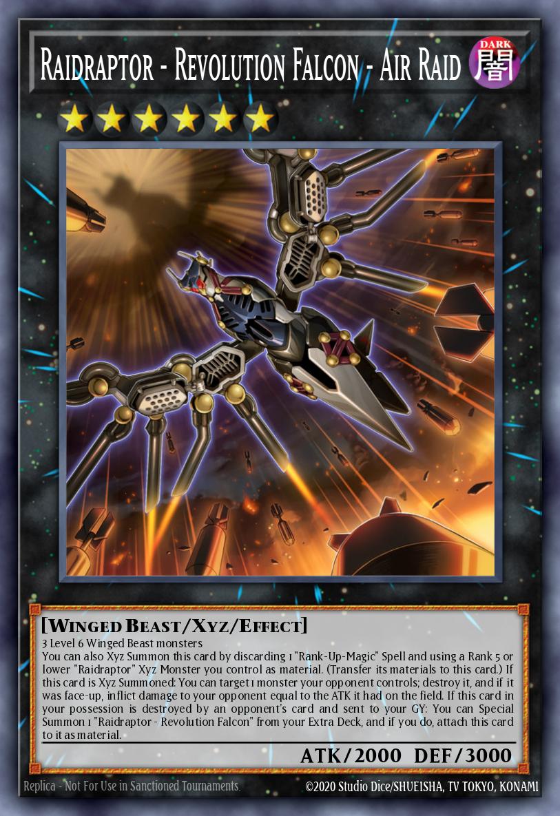Raidraptor - Revolution Falcon - Air Raid ROTD-EN095 – Rise of the Duelist