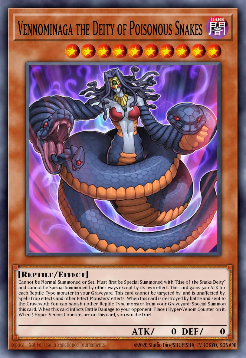 Vennominaga the Deity of Poisonous Snakes LCGX-EN191 – Legendary Collection 2: The Duel Academy Years Mega Pack
