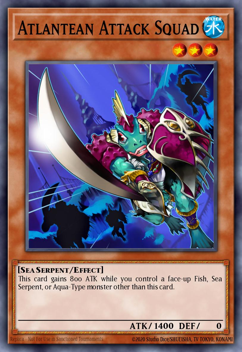 Atlantean Attack Squad SDRE-EN006 – Realm of the Sea Emperor Structure Deck