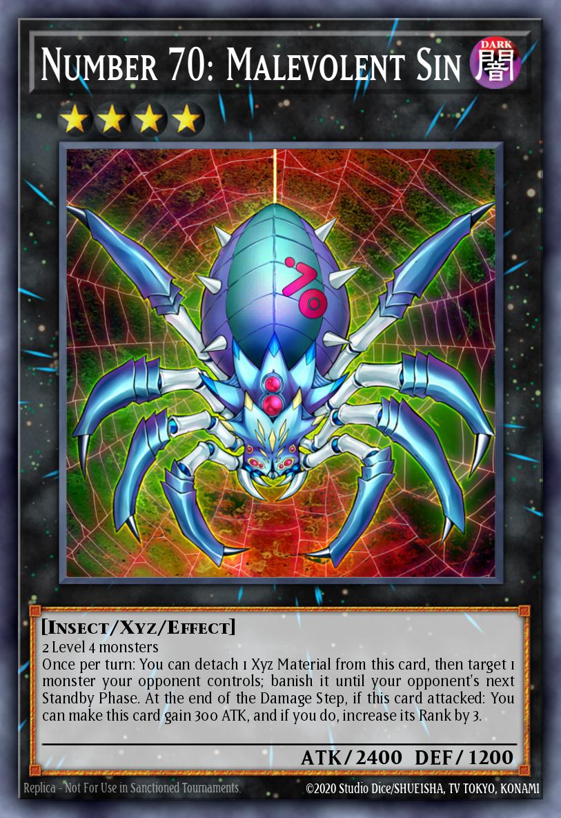 Number 70: Malevolent Sin DUSA-EN014 – Duelist Saga
