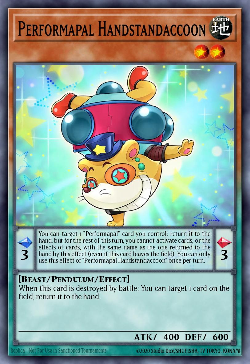 Performapal Handstandaccoon RATE-EN002 – Raging Tempest