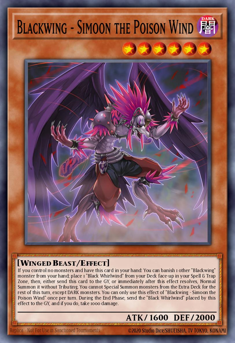 Blackwing - Simoon the Poison Wind BLCR-EN062 – Battles of Legend: Crystal Revenge