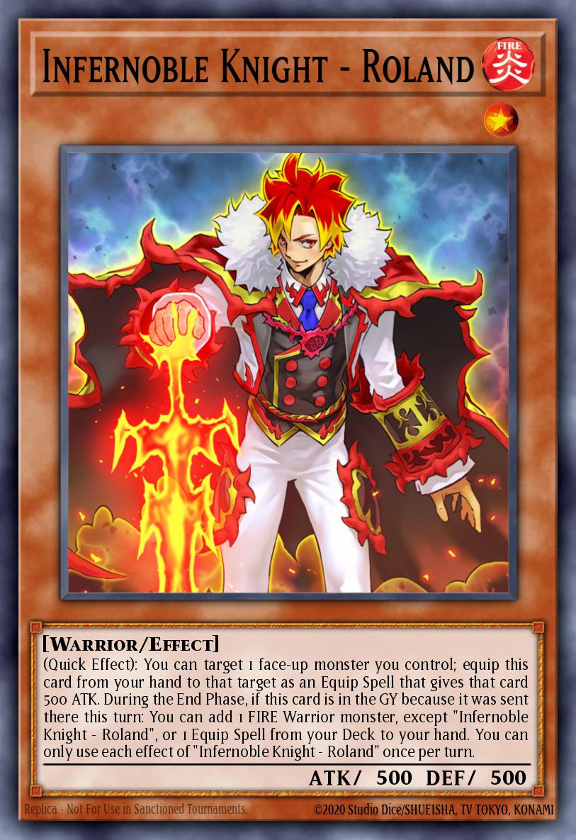 Infernoble Knight - Roland AMDE-EN050 – Amazing Defenders