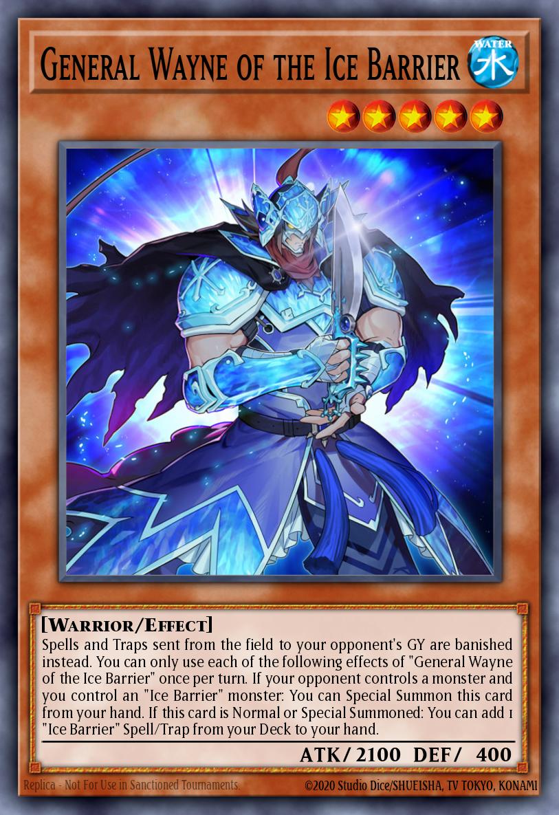 General Wayne of the Ice Barrier BLTR-EN073 – Battles of Legend: Terminal Revenge