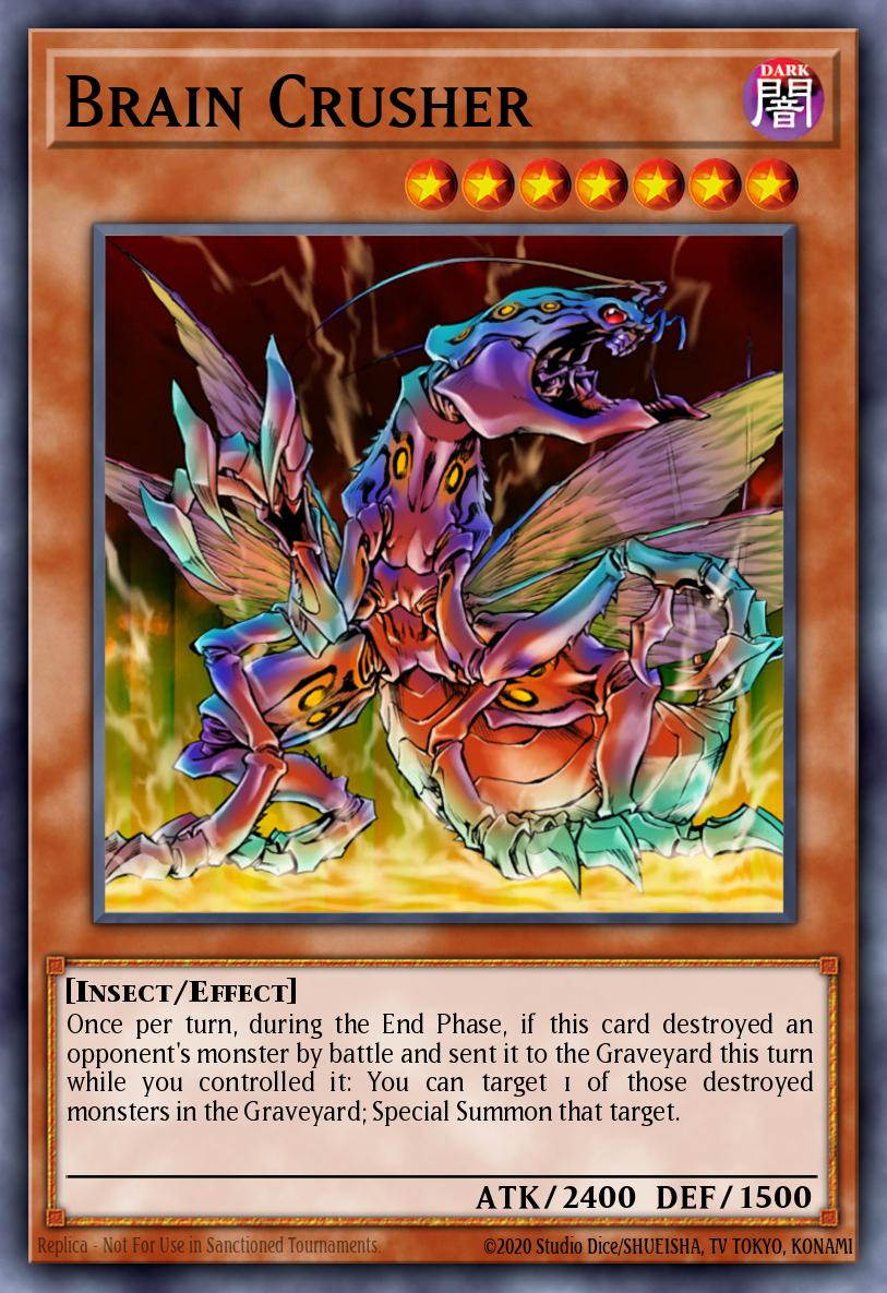 Brain Crusher GX03-EN001 – Yu-Gi-Oh! GX Spirit Caller promotional cards