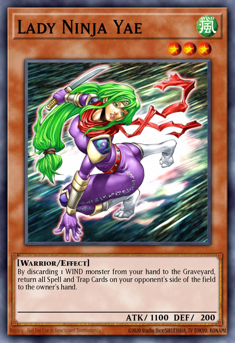 Lady Ninja Yae SD8-EN011 – Structure Deck: Lord of the Storm