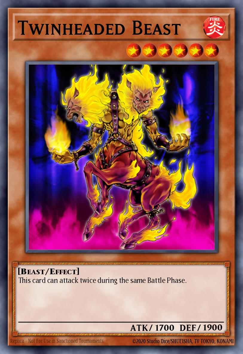Twinheaded Beast DBT-EN003 – Yu-Gi-Oh! Destiny Board Traveler promotional cards