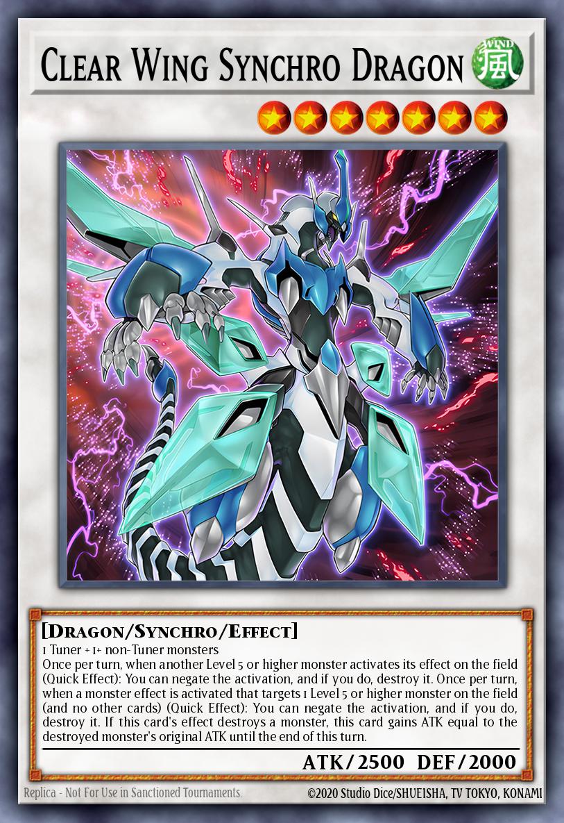 Clear Wing Synchro Dragon LEDD-ENC29 – Legendary Dragon Decks