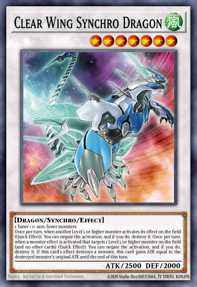 Clear Wing Synchro Dragon LAVD-ENS24 – Legendary Arc-V Decks