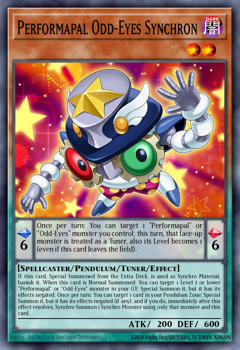 Performapal Odd-Eyes Synchron LAVD-ENO10 – Legendary Arc-V Decks