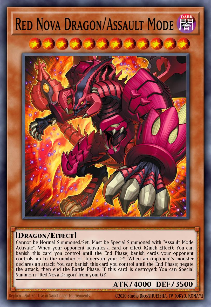 Red Nova Dragon/Assault Mode BLZD-EN004 – Blazing Dominion