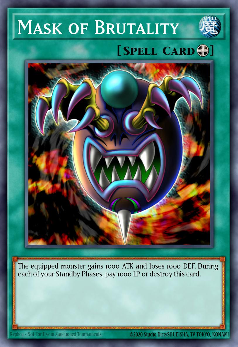 Mask of Brutality SBCB-EN118 – Speed Duel: Battle City Box