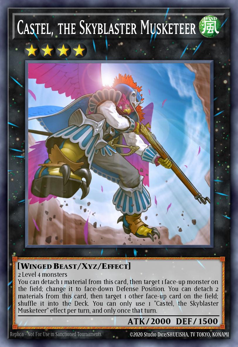 Castel, the Skyblaster Musketeer RA04-EN230 – Quarter Century Stampede