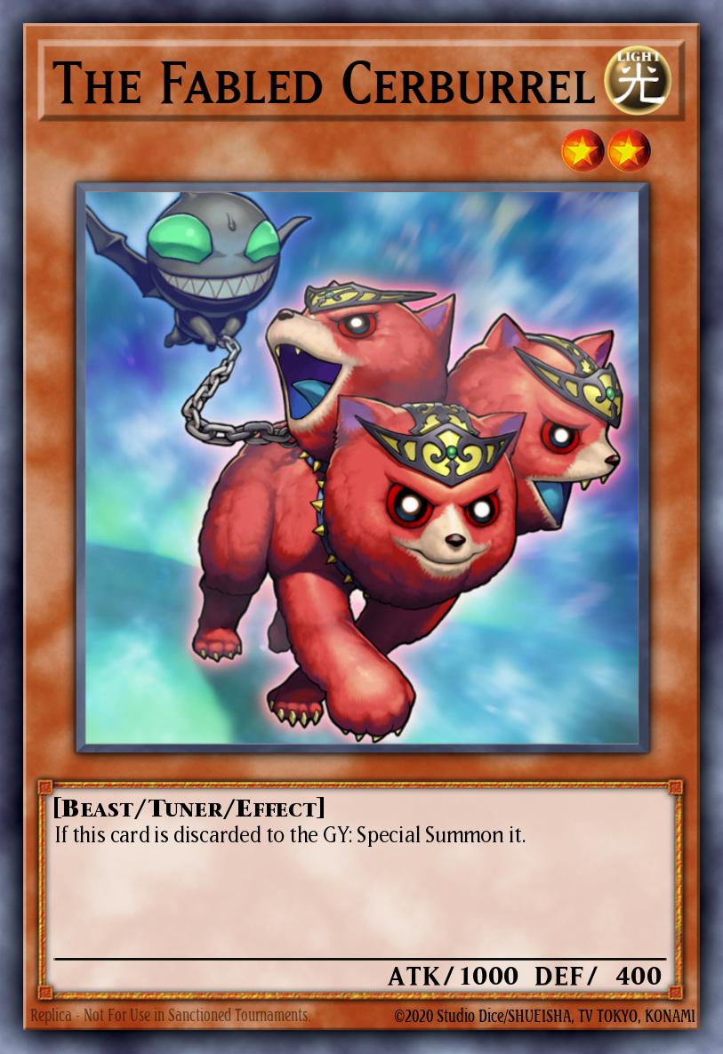 The Fabled Cerburrel SDSA-EN017 – Structure Deck: Sacred Beasts