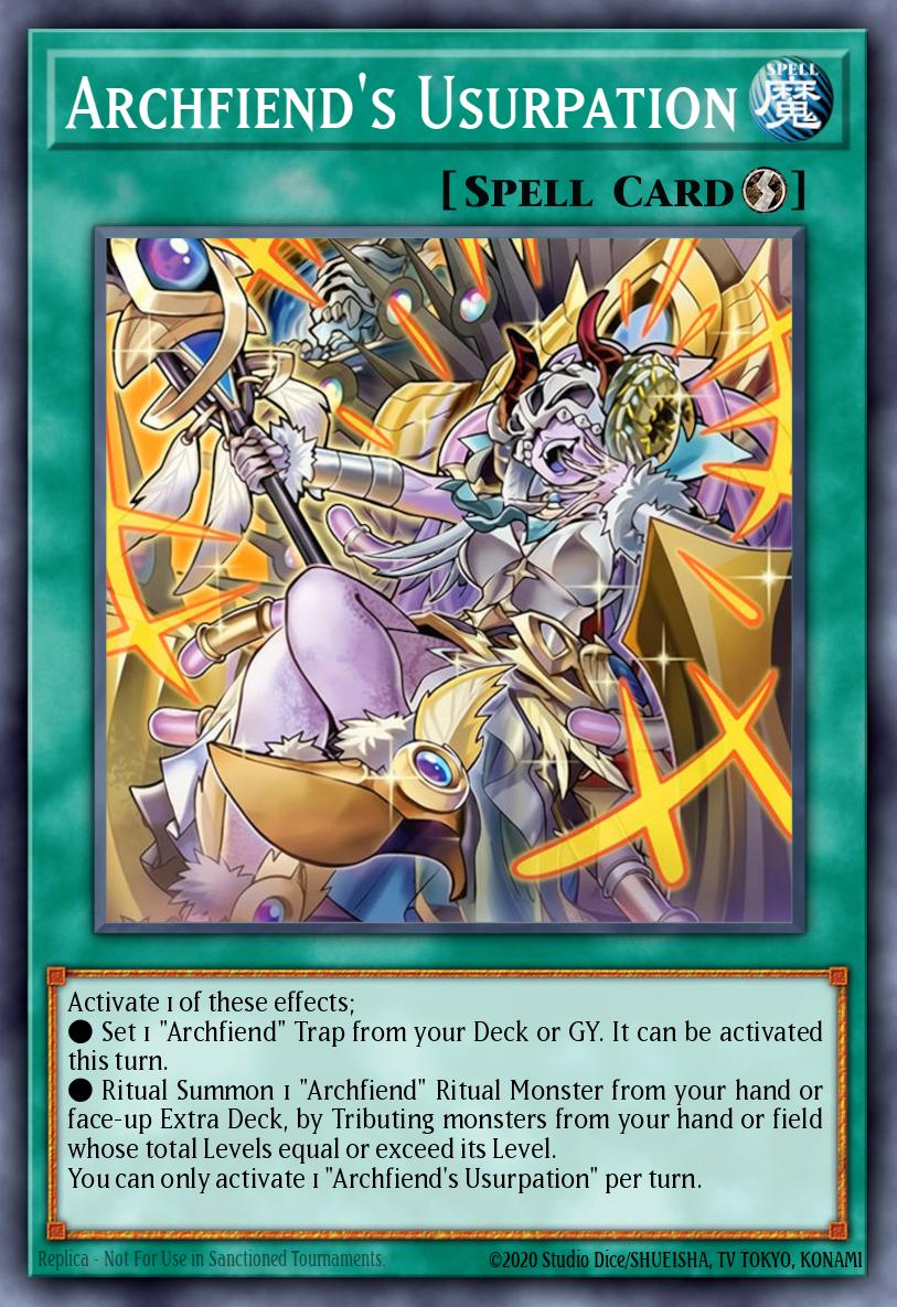 Archfiend's Usurpation BLZD-EN067 – Blazing Dominion