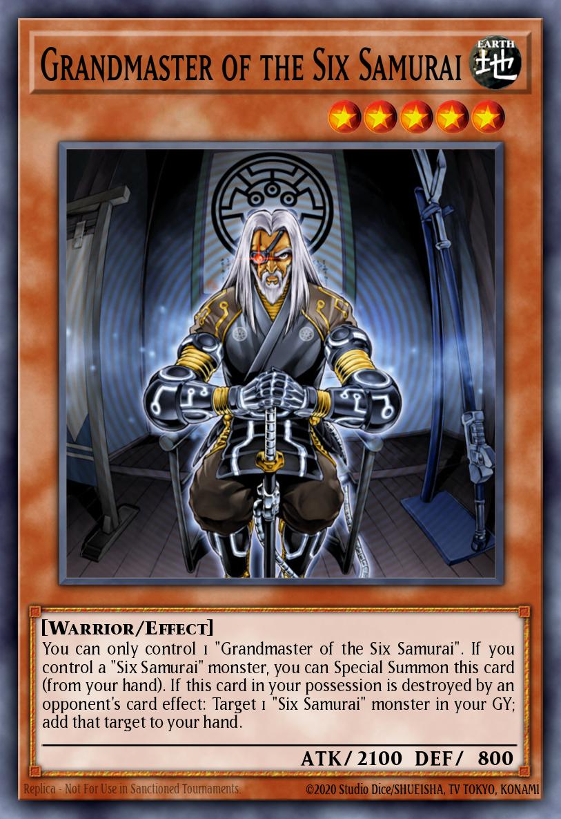 Grandmaster of the Six Samurai DT06-EN057 – Duel Terminal 6b