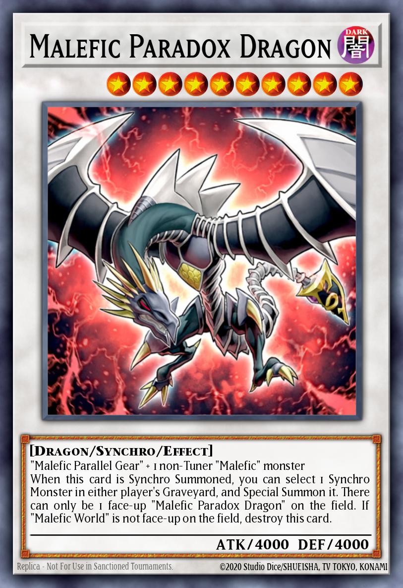Malefic Paradox Dragon YMP1-EN007 – Yu-Gi-Oh! 3D Bonds Beyond Time Movie Pack