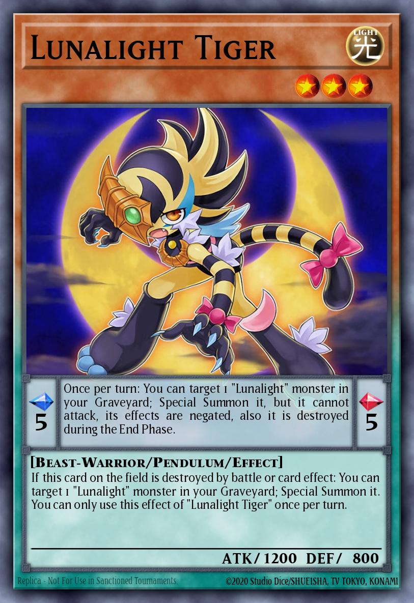 Lunalight Tiger LAVD-ENL04 – Legendary Arc-V Decks