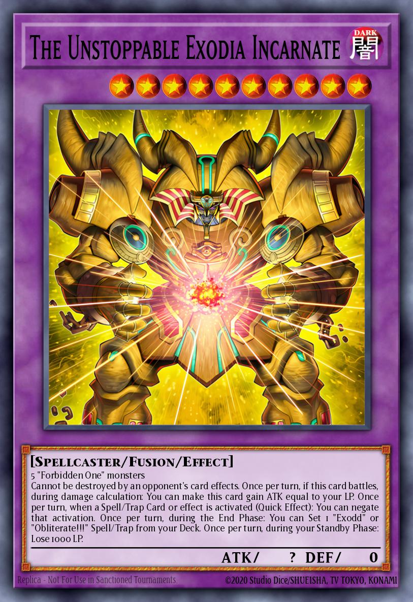 The Unstoppable Exodia Incarnate INFO-EN033 – The Infinite Forbidden