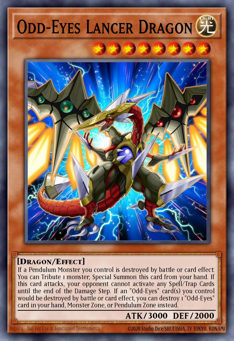 Odd-Eyes Lancer Dragon BLLR-EN001 – Battles of Legend: Light's Revenge