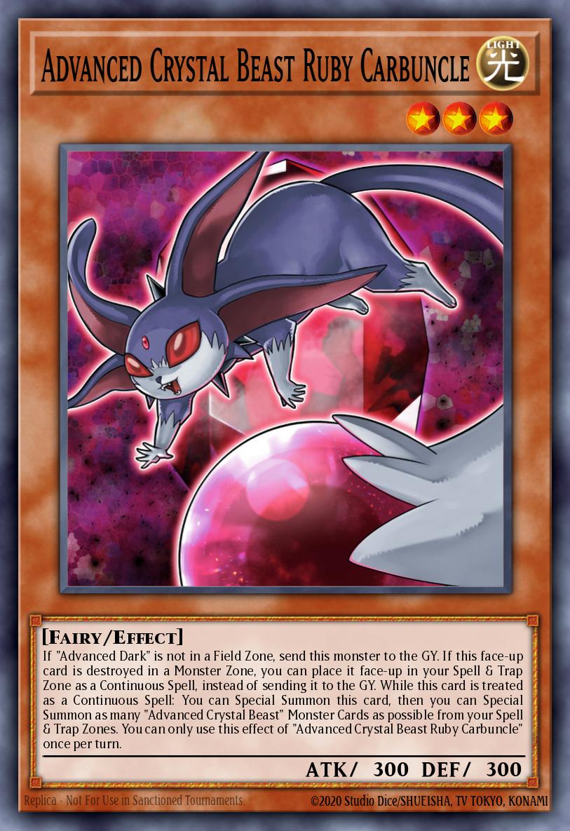 Advanced Crystal Beast Ruby Carbuncle BLCR-EN010 – Battles of Legend: Crystal Revenge