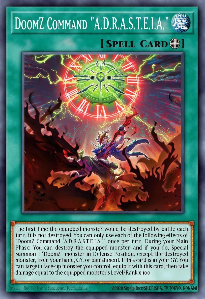 DoomZ Command "A.D.R.A.S.T.E.I.A." BLZD-EN058 – Blazing Dominion