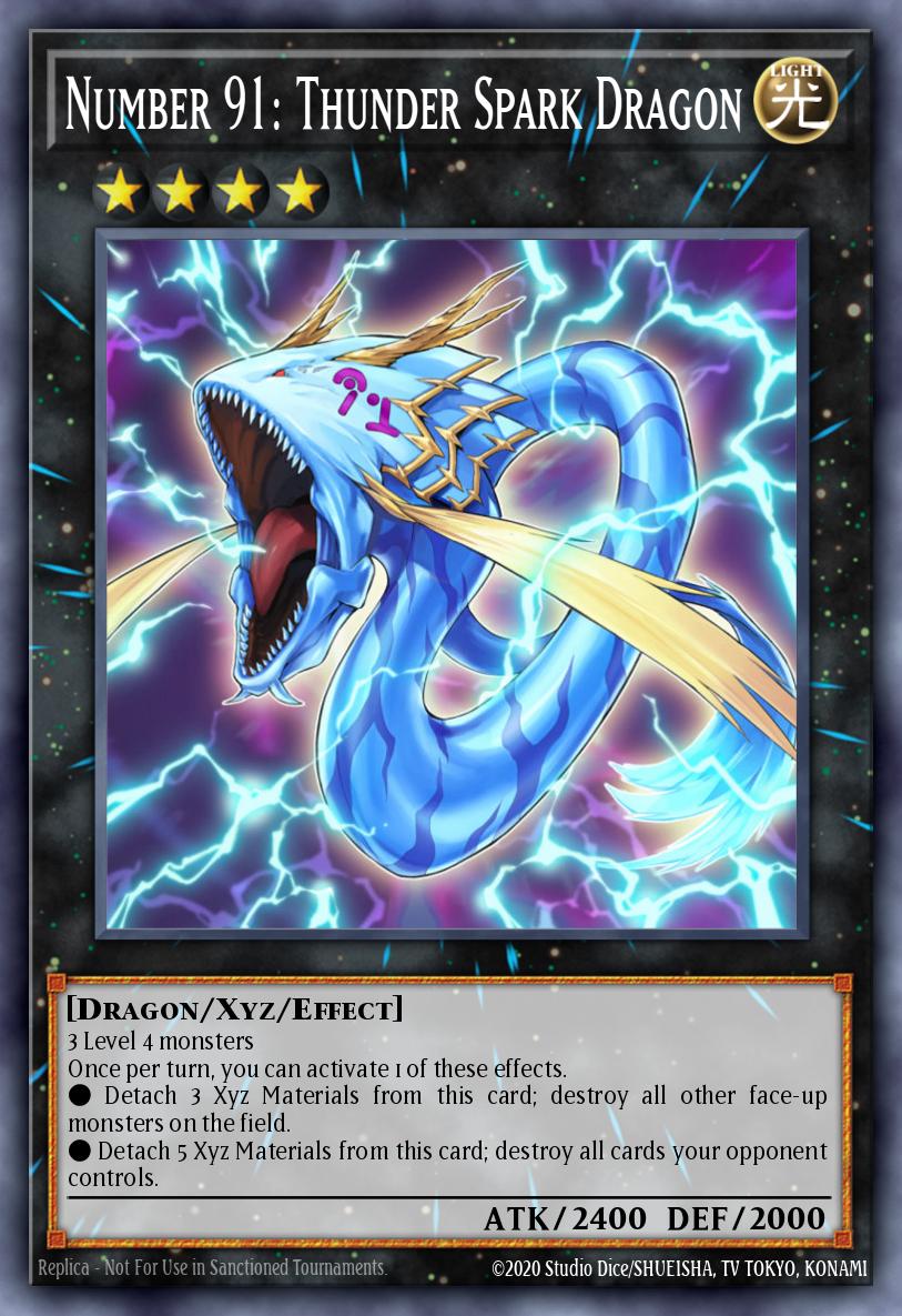 Number 91: Thunder Spark Dragon REDU-EN098 – Return of the Duelist