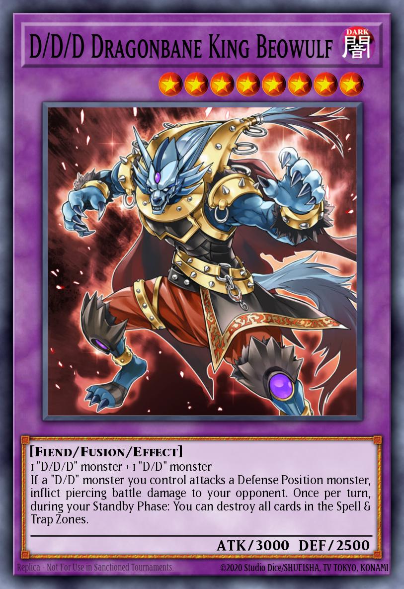 D/D/D Dragonbane King Beowulf SDPD-EN041 – Pendulum Domination Structure Deck
