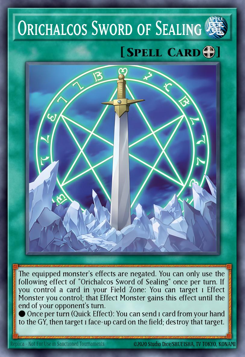 Orichalcos Sword of Sealing MAMO-EN022 – Magnificent Monsters