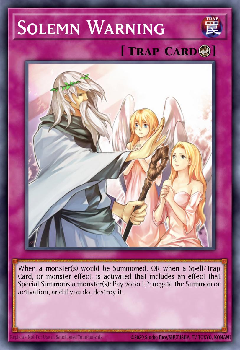 Solemn Warning SDCH-EN036 – Structure Deck: Spirit Charmers